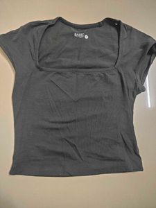 Basic Square Neck Crop Top