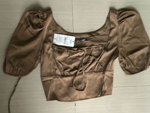 Brand New Shein Grey Women's Crop Top