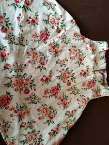 Floral Print Fit &amp; Flare Dress