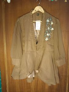 Brown Cord set With Belt