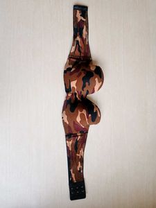Strapless Camouflage Print Bra