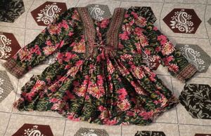 Floral Print short kurty