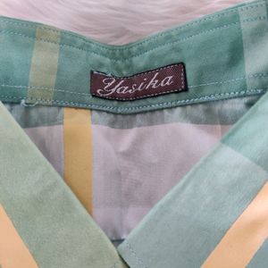 Yashika Shirt Yellow &amp; Green