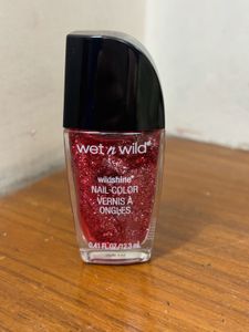 Wet n Wild Red Glitter Nail Polish
