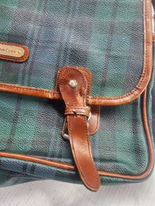 Vintage Ralph lauren Plaid Crossbody Bag