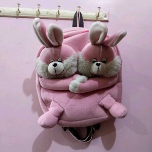 Cute Pink Bunny Backpack