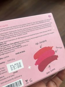 Set of 3 Pop XO Matte Lipsticks + Lip/Cheek Rouge