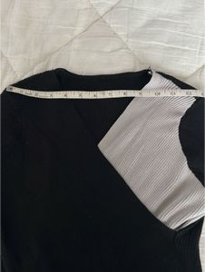 Two-Tone Knit Top