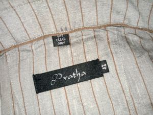 XXL pure Linen Shirt For Men (42) Double C