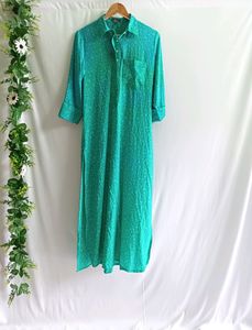 Collar Neck Full Length Kurti