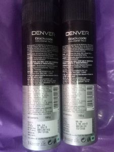 DENVER BLACK.CODE COLAGNE TALC 🧴🔝