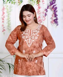 New💥embroidery Top And Tunic
