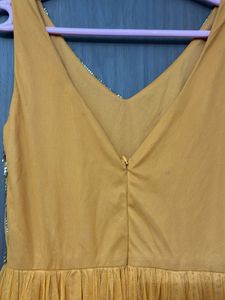 Stunning Embellished Orange Gown for L &amp; xl