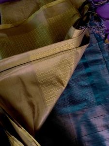 golden yellow saree