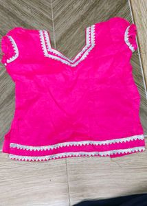Beautiful Pink Lehenga Choli for Kids