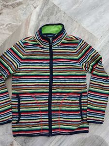 Uniqlo Colorful Striped Fleece Jacket