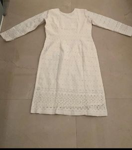 Elegant cream Chikankari Kurta