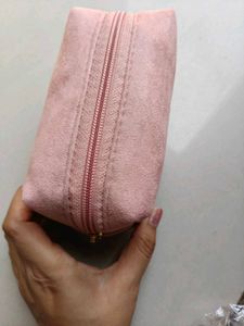 Cute Pink Makeup Pouch