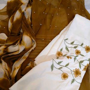 Elegant Embroidered dress material