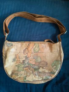 Alviero Martini 1a Classe Map Shoulder Bag