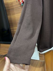 Brown Long Sleeve Top