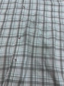 Classic White Plaid Long Sleeve Shirt