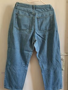 Light Wash Baggy Denim Jeans