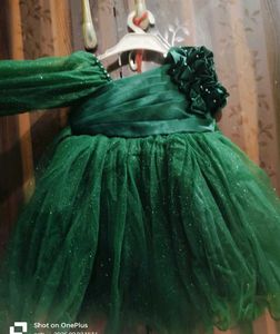 Sparkling Emerald Green Party Dress