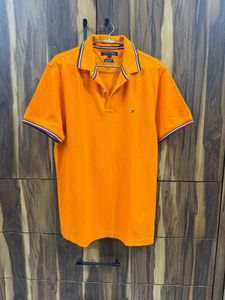 Tommy Hilfiger Orange Polo Shirt