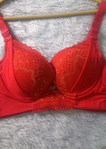 Premium red padded Bra
