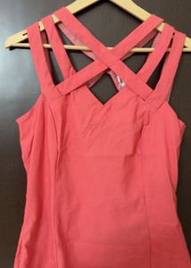 Coral Mini Dress