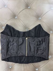 Sleek Black Corset Top