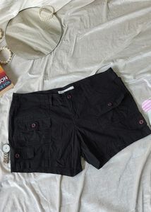 Black Cargo Shorts