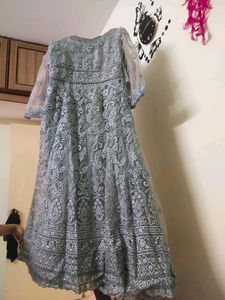 Heavy Work Semi Bridal Gown Without Dupatta