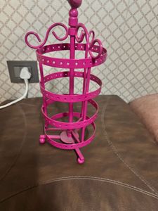 Pink Jewelry Organizer Stand