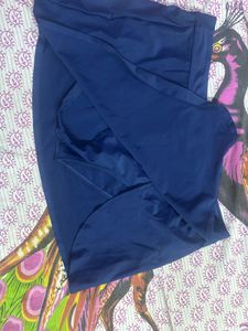 Blue gym skirt