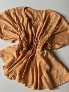 V neckline asymmetrical Top