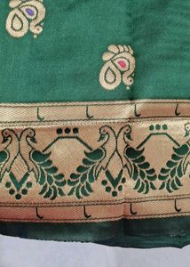 Elegant Green Silk Saree