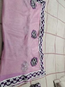 Beautiful Lavender Saree