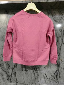 Pink Graphic Sweatshirt