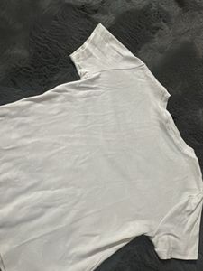 H&amp;M white fitted top