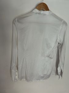Chic White Button-Up Blouse