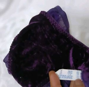 Velvet &amp; Mesh Briefs