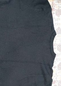 Mens Black Sweater Round Neck
