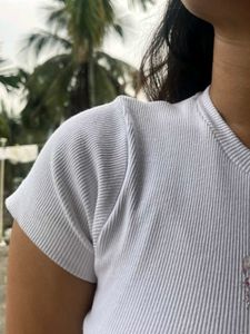 Trendy Graphic Crop Top