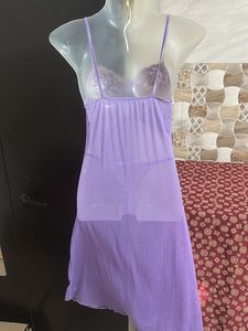 Purple Lace Nightgown