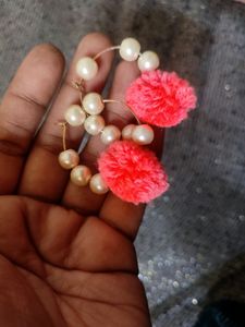 Pom Pom Earrings