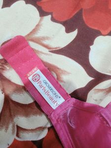 Comfortable Pink Cotton Bra