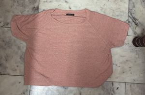 Pink Textured Top