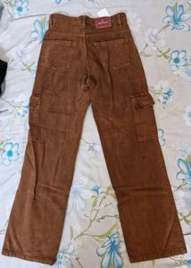 Brown Cargo Jeans